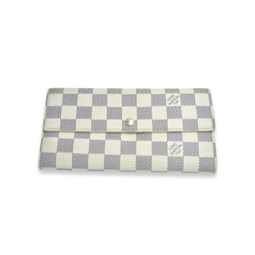 Authentic Louis Vuitton Damier Azur Sarah Wallet